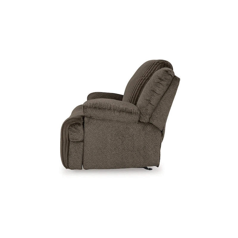 Fauteuil inclinable à bascule en velours côtelé – Fauteuil de salon à bascule et inclinable rembourré en peluche