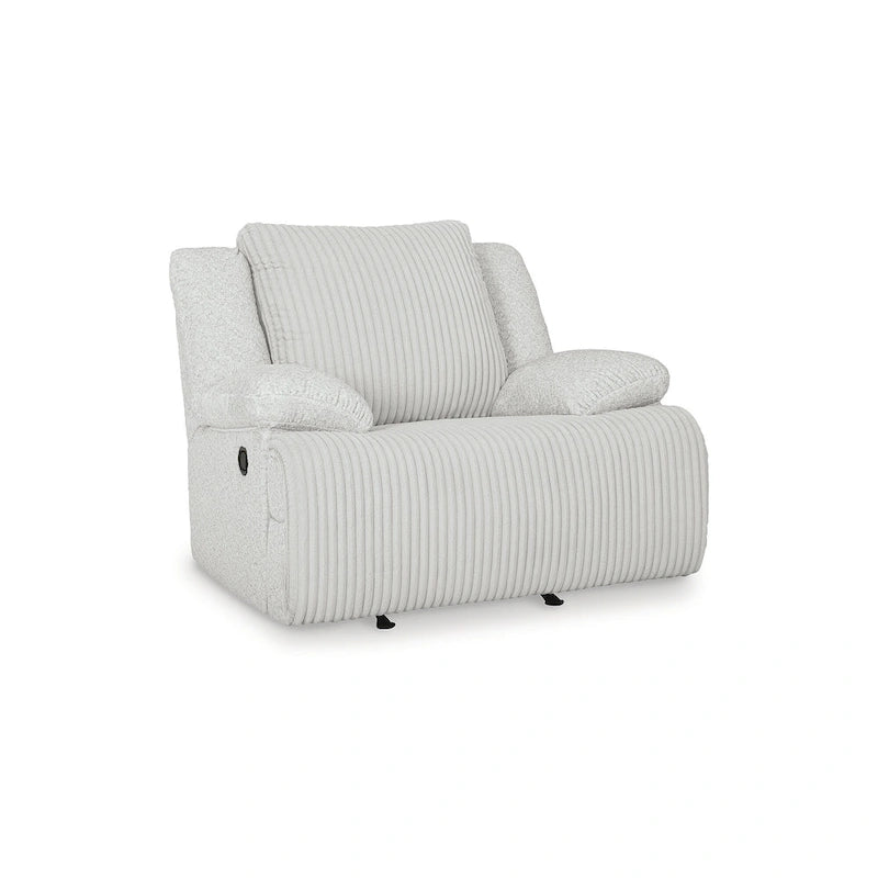 Fauteuil inclinable à bascule en velours côtelé – Fauteuil de salon à bascule et inclinable rembourré en peluche