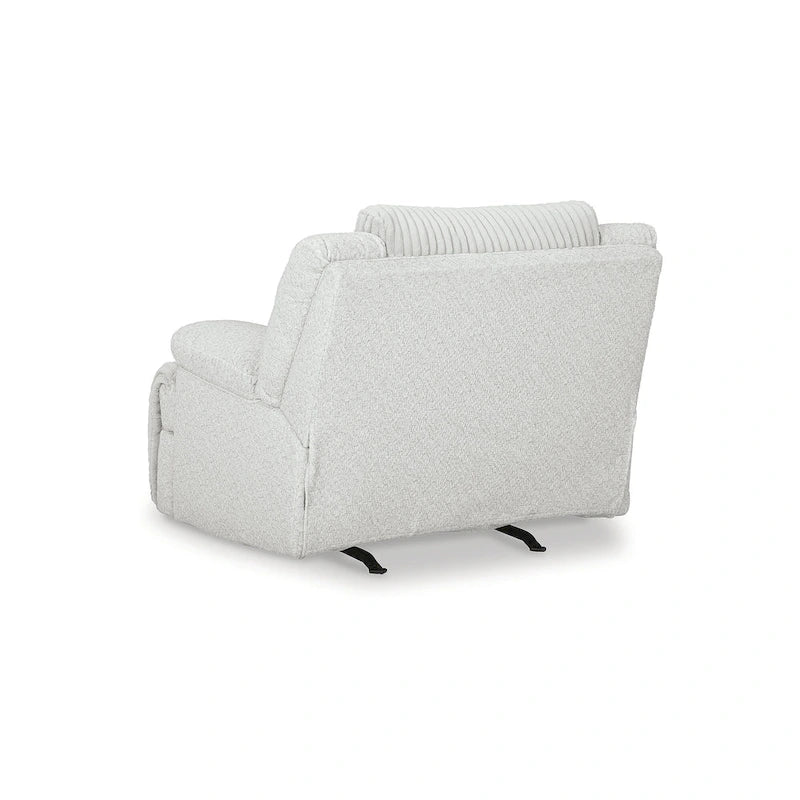 Fauteuil inclinable à bascule en velours côtelé – Fauteuil de salon à bascule et inclinable rembourré en peluche