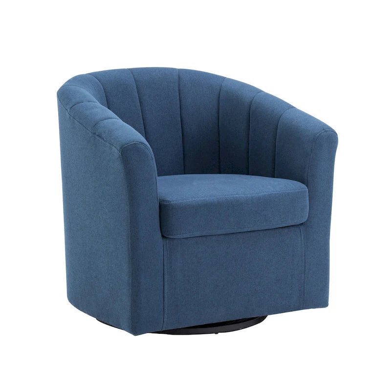 Fauteuil d'appoint pivotant avec coussin amovible