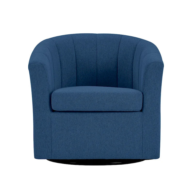 Fauteuil d'appoint pivotant avec coussin amovible