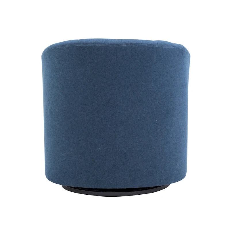 Fauteuil d'appoint pivotant avec coussin amovible
