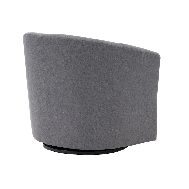 Fauteuil d'appoint pivotant avec coussin amovible