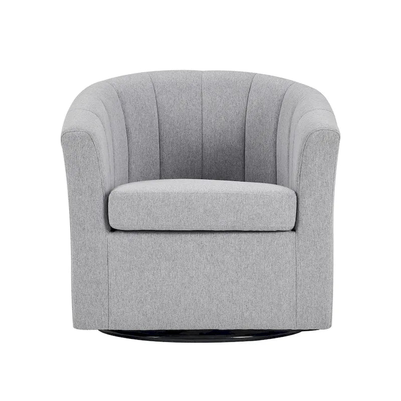 Fauteuil d'appoint pivotant avec coussin amovible