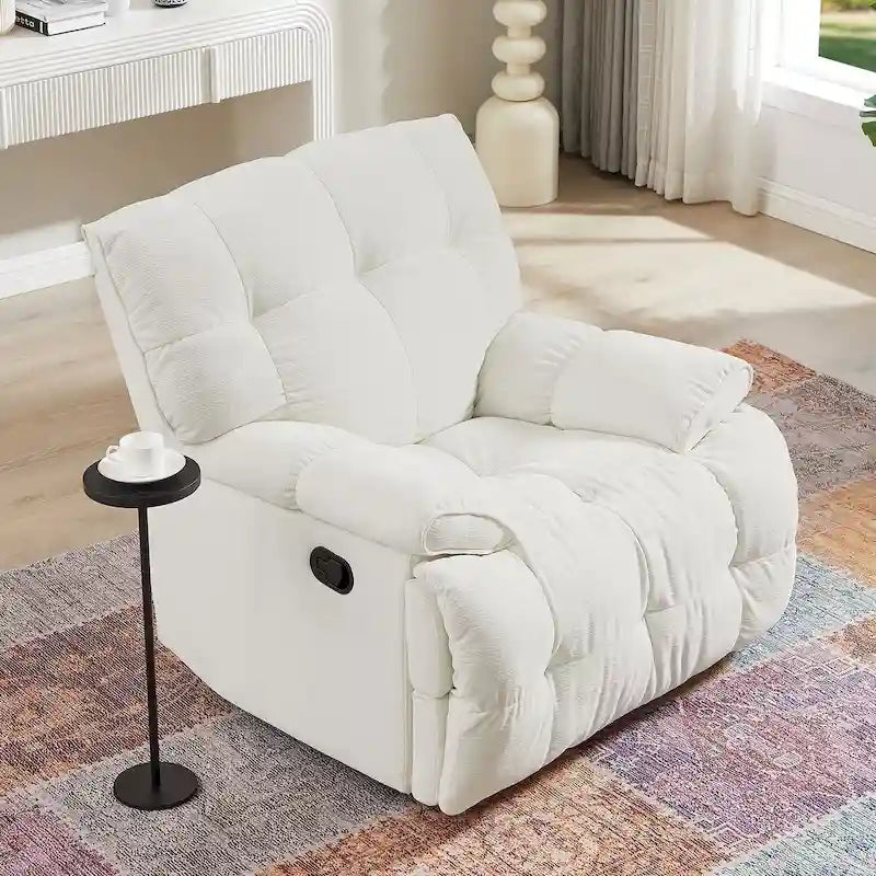 Fauteuil inclinable pivotant à 360° – Fauteuil de salon confortable