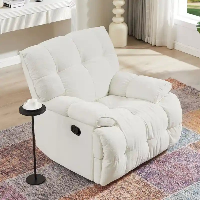 Fauteuil inclinable pivotant à 360° – Fauteuil de salon confortable