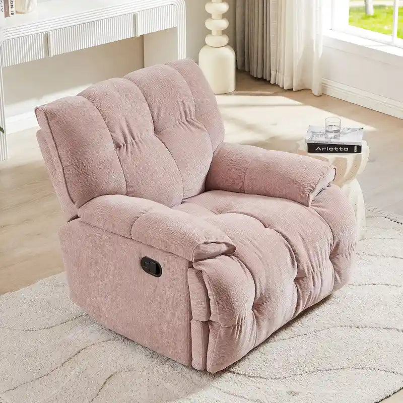Fauteuil inclinable pivotant à 360° – Fauteuil de salon confortable