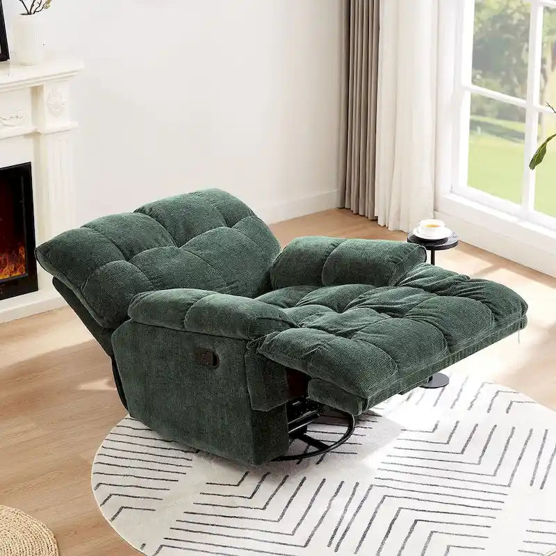 Fauteuil inclinable pivotant à 360° – Fauteuil de salon confortable