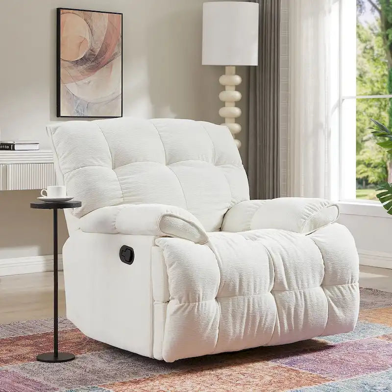 Fauteuil inclinable pivotant à 360° – Fauteuil de salon confortable
