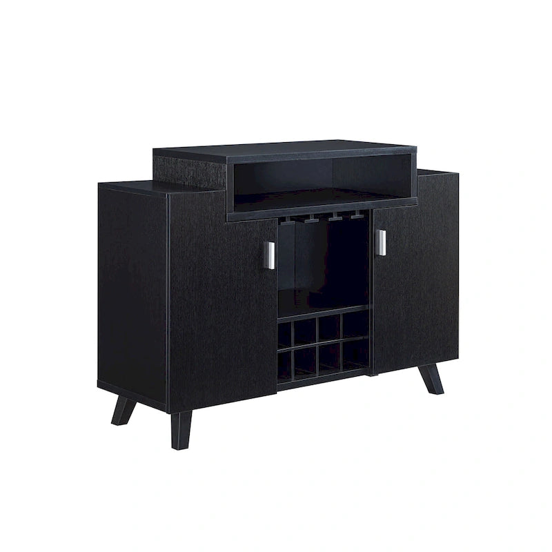 Buffet vaisselier contemporain avec étagères ouvertes