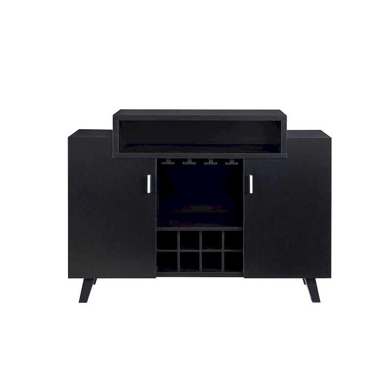 Buffet vaisselier contemporain avec étagères ouvertes