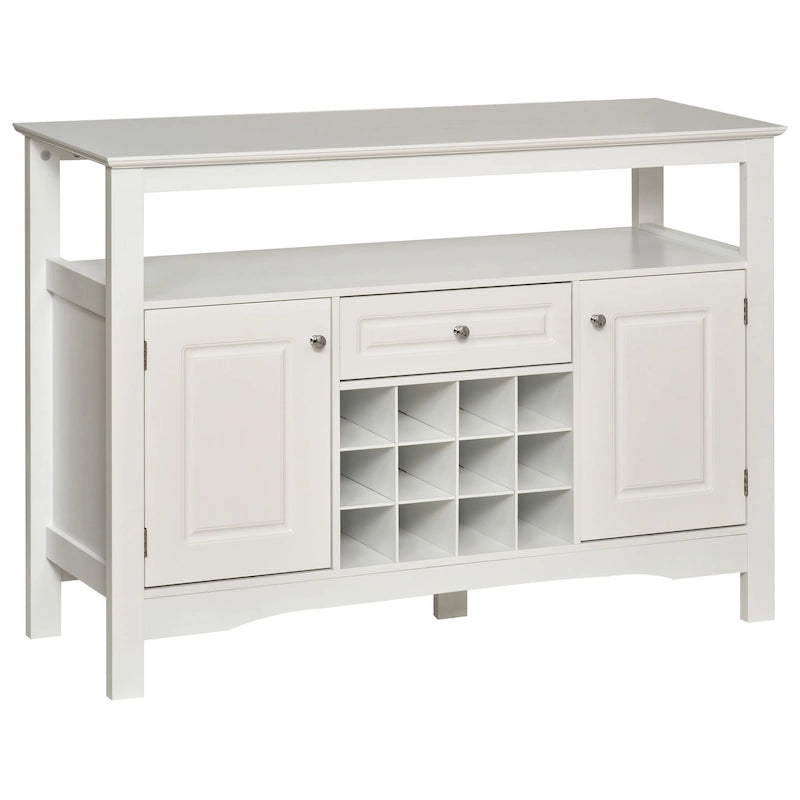 Buffet de cuisine moderne avec casier à vin et tiroir – Meuble de rangement pour salle à manger et salon
