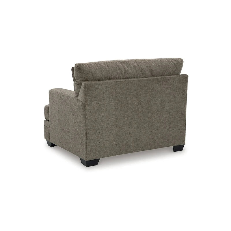 Fauteuil d'appoint surdimensionné avec coussins réversibles – Fauteuil de salon ultra-doux et rembourré